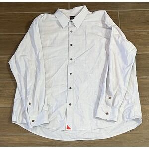 UNTUCKit Men's Gray Button Up Shirt Casual Size XXX-Large